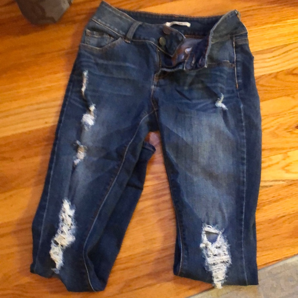 Denim Ripped Jeans